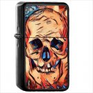 Dark Skull Oil Windproof Black Lighter Briquet Encendedor L3211