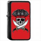Dark Skull Oil Windproof Black Lighter Briquet Encendedor L3607