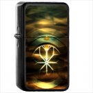 Deus Ex Oil Windproof Black Lighter Briquet Encendedor L144