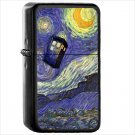 Doctor Who Oil Windproof Black Lighter Briquet Encendedor L486