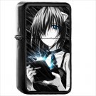 Elfen Lied Oil Windproof Black Lighter Briquet Encendedor L399