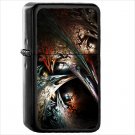 Fractal Oil Windproof Black Lighter Briquet Encendedor L351