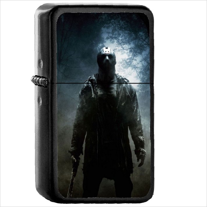 Friday The 13th (2009) Oil Windproof Black Lighter Briquet Encendedor L95