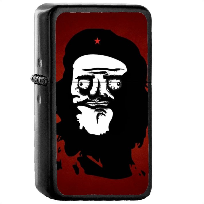 Funny Oil Windproof Black Lighter Briquet Encendedor L637