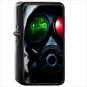 Gas Mask Oil Windproof Black Lighter Briquet Encendedor L206