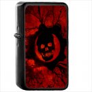 Gears Of War 3 Gears of War Oil Windproof Black Lighter Briquet Encendedor L402
