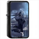 Headphones Oil Windproof Black Lighter Briquet Encendedor L539