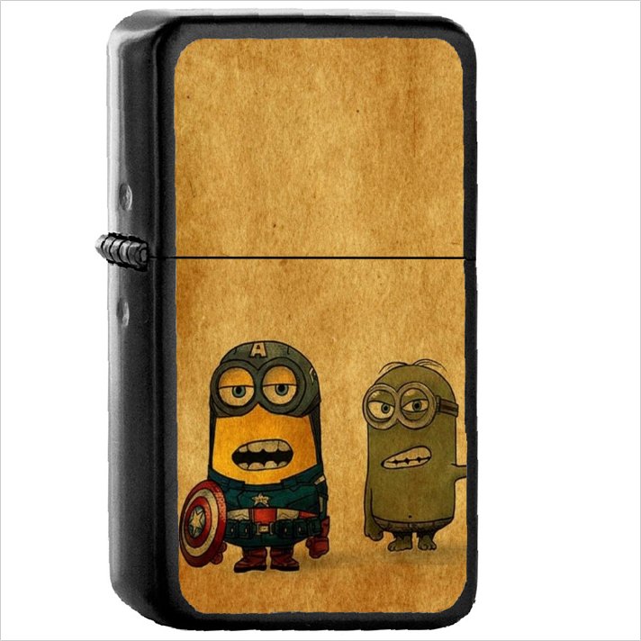 Humor Funny Oil Windproof Black Lighter Briquet Encendedor L1724