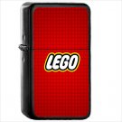 Lego Oil Windproof Black Lighter Briquet Encendedor L296