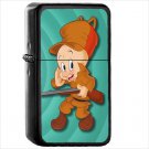 Looney Tunes Oil Windproof Black Lighter Briquet Encendedor L678