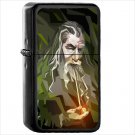 Lord of the Rings The Lord of the Rings Oil Windproof Black Lighter Briquet Encendedor L518
