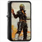 Mad Max Oil Windproof Black Lighter Briquet Encendedor L506