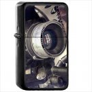 Man Made Camera Oil Windproof Black Lighter Briquet Encendedor L3144