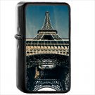 Man Made Eiffel Tower Monuments Oil Windproof Black Lighter Briquet Encendedor L983