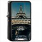 Man Made Eiffel Tower Monuments Oil Windproof Black Lighter Briquet Encendedor L983