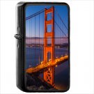 Man Made Golden Gate Bridges Oil Windproof Black Lighter Briquet Encendedor L1833