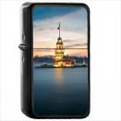 Man Made Istanbul Cities Turkey Oil Windproof Black Lighter Briquet Encendedor L1344