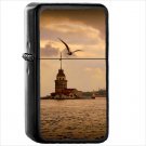 Man Made Istanbul Cities Turkey Oil Windproof Black Lighter Briquet Encendedor L1874