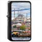 Man Made Istanbul Cities Turkey Oil Windproof Black Lighter Briquet Encendedor L2821