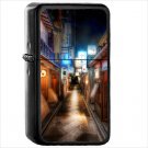 Man Made Kyoto Cities Japan Oil Windproof Black Lighter Briquet Encendedor L2823