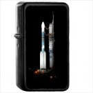 Man Made NASA Oil Windproof Black Lighter Briquet Encendedor L780