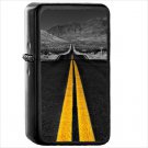 Man Made Road Oil Windproof Black Lighter Briquet Encendedor L759