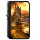 Man Made Tower Bridge Bridges Oil Windproof Black Lighter Briquet Encendedor L3258