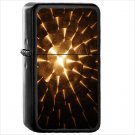 Metal Oil Windproof Black Lighter Briquet Encendedor L308