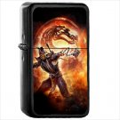 Mortal Kombat Oil Windproof Black Lighter Briquet Encendedor L282