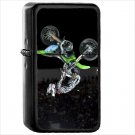 Motocross Oil Windproof Black Lighter Briquet Encendedor L182