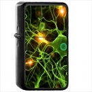 Neuron Oil Windproof Black Lighter Briquet Encendedor L240
