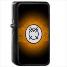 Orange Lantern Corps Oil Windproof Black Lighter Briquet Encendedor L333