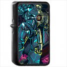 Pacific Rim Oil Windproof Black Lighter Briquet Encendedor L674