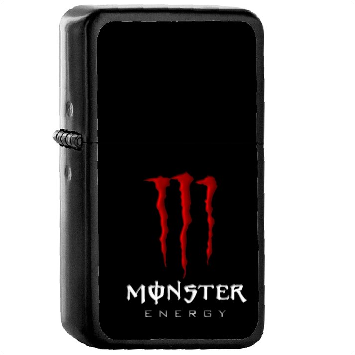 Products Monster Oil Windproof Black Lighter Briquet Encendedor L973