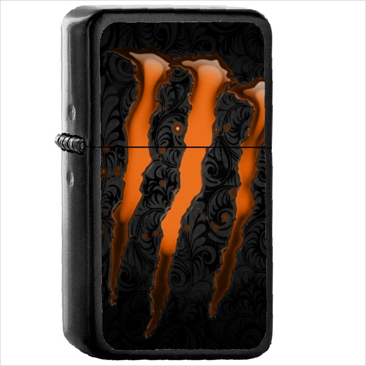 Products Monster Oil Windproof Black Lighter Briquet Encendedor L3548