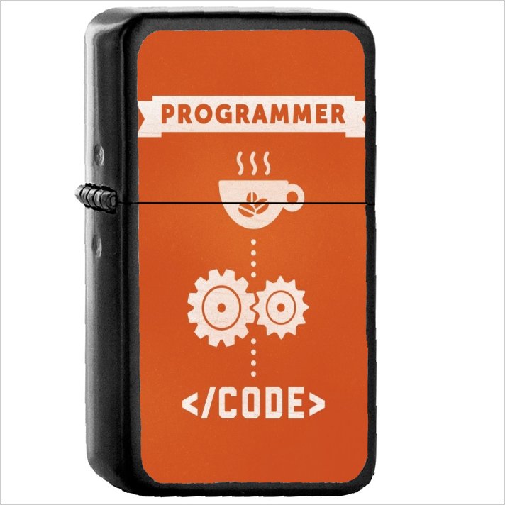 Programming Oil Windproof Black Lighter Briquet Encendedor L627