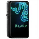 Razer Oil Windproof Black Lighter Briquet Encendedor L294
