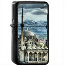 Religious Mosque Mosques Oil Windproof Black Lighter Briquet Encendedor L805