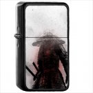 Samurai Oil Windproof Black Lighter Briquet Encendedor L572