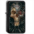 Skull Oil Windproof Black Lighter Briquet Encendedor L185