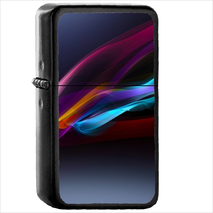 Sony Xperia Oil Windproof Black Lighter Briquet Encendedor L438