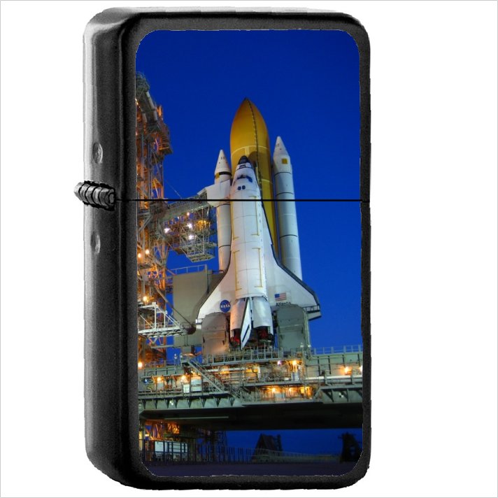 Space Shuttle atlantis Space Shuttles Oil Windproof Black Lighter Briquet Encendedor L298