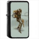 Steampunk Oil Windproof Black Lighter Briquet Encendedor L227