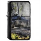 Tank Tanks Oil Windproof Black Lighter Briquet Encendedor L271