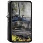 Tank Tanks Oil Windproof Black Lighter Briquet Encendedor L271