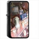 Vocaloid Oil Windproof Black Lighter Briquet Encendedor L107