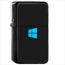 Windows 8 Windows Oil Windproof Black Lighter Briquet Encendedor L647