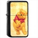 Winnie The Pooh Oil Windproof Black Lighter Briquet Encendedor L646