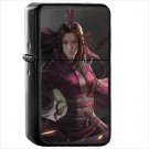 Women Warrior Oil Windproof Black Lighter Briquet Encendedor L381