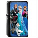 Movie Frozen Oil Windproof Black Lighter Briquet Encendedor L1692
